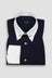 Dark Indigo Egyptian Poplin Pin Collar Shirt