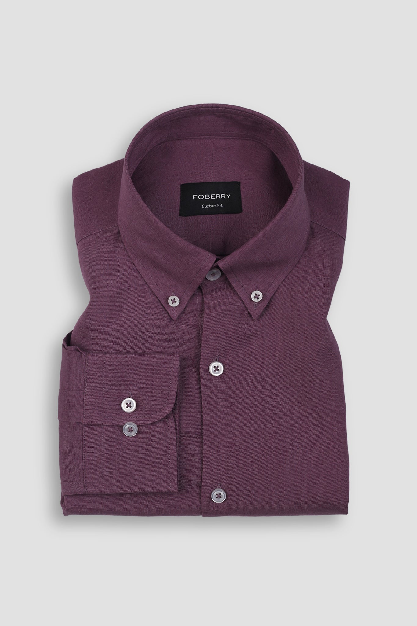 Purple EU Linen Shirt