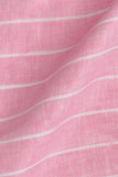 Pink Striped Fine Italian Linen