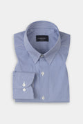 Soft Ink Blue Pencil Striped Shirt