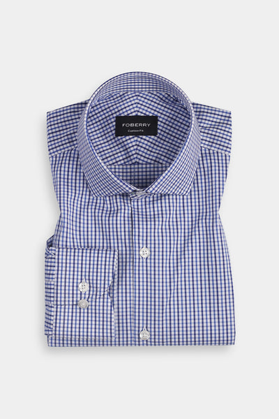 Dual Blue Gingham Shirt