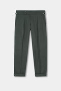 Olive Flannel Gurkha Trousers