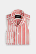 Fuchsia Barcode Striped Shirt