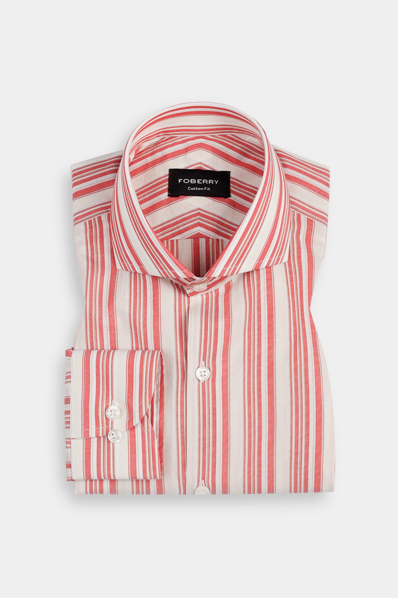 Fuchsia Barcode Striped Shirt
