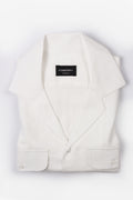 White Linen - Safari Shirt - Foberry Pakistan