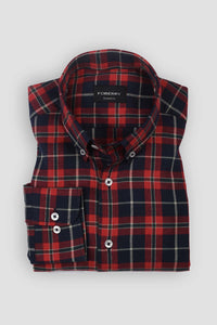 RGB Tartan Winter Flannel Shirt