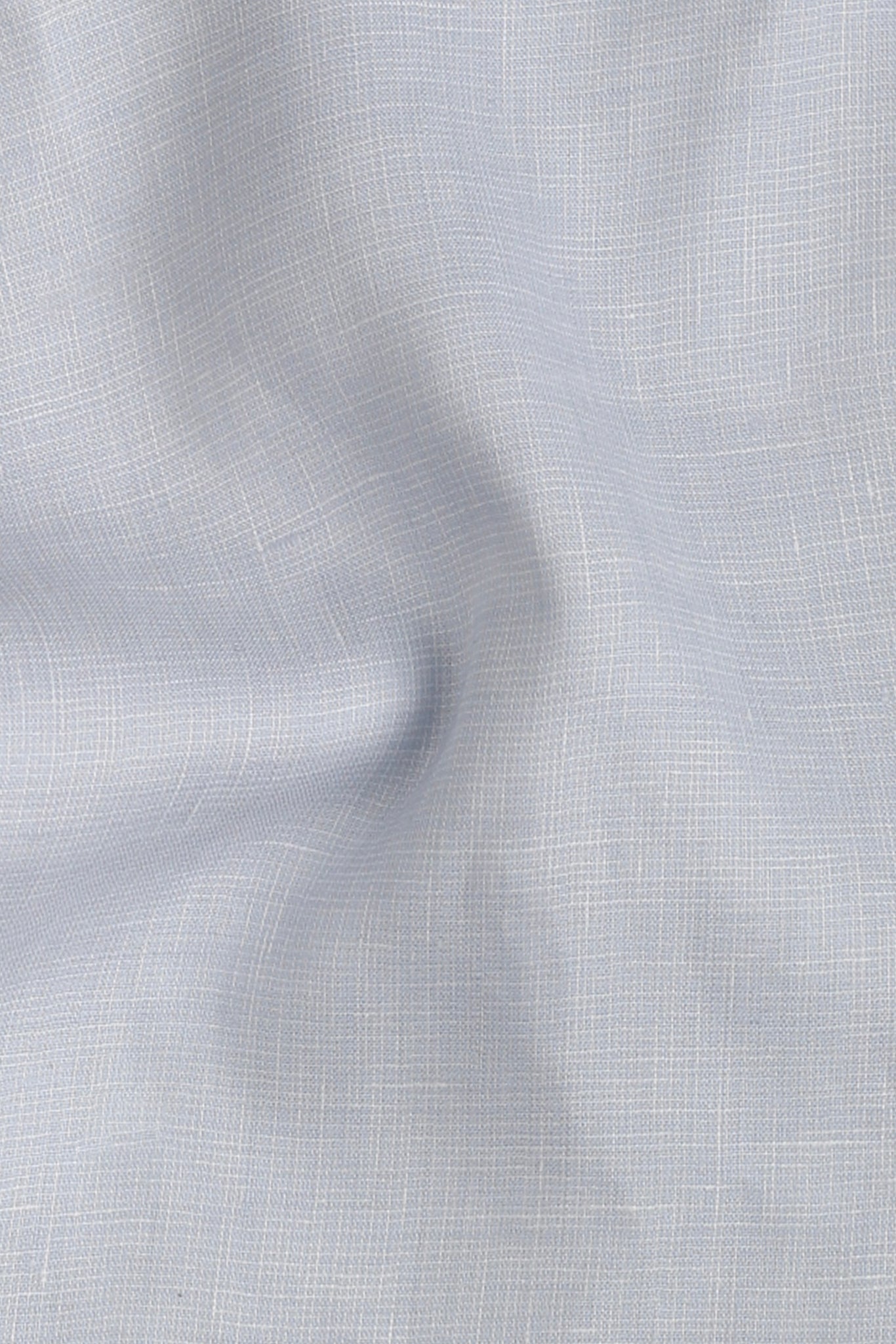 Ice Blue Slub Fine Italian Linen