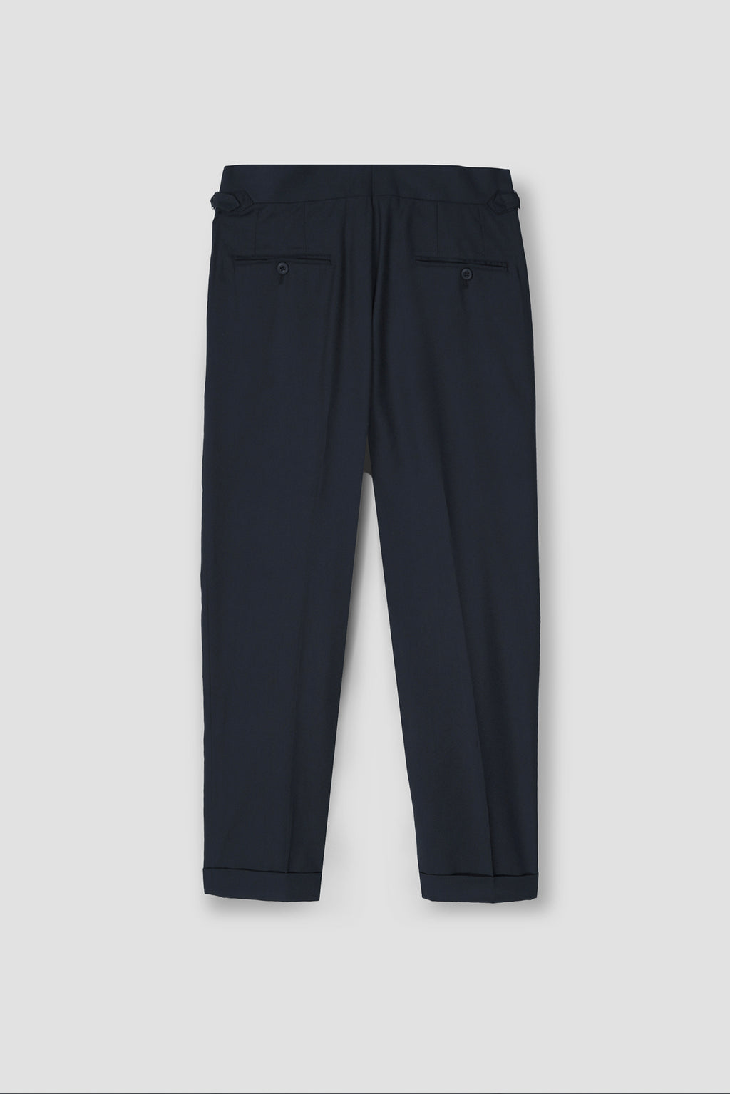 Blueish Grey Tropical Wool Blended Dress Pant