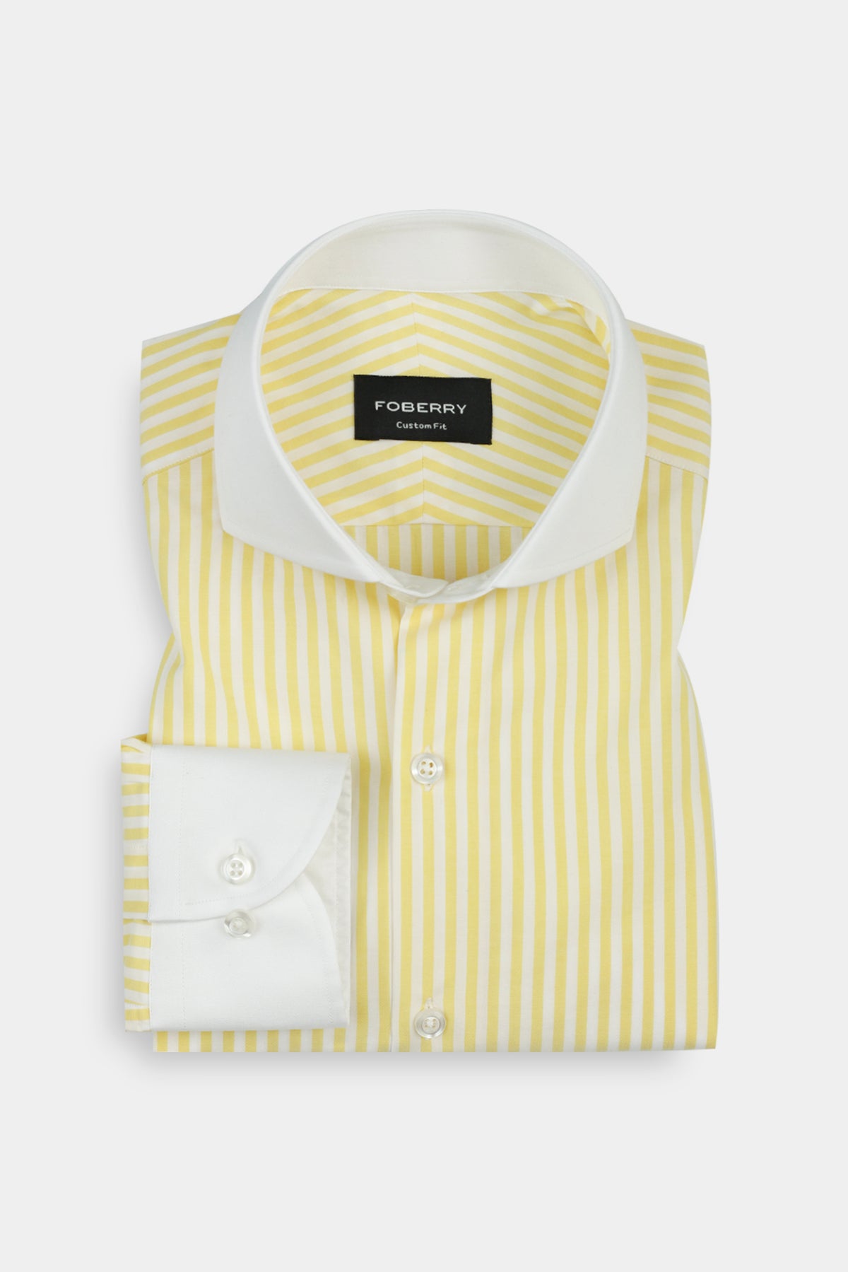 Soft Yellow Bengal Striped Shirt