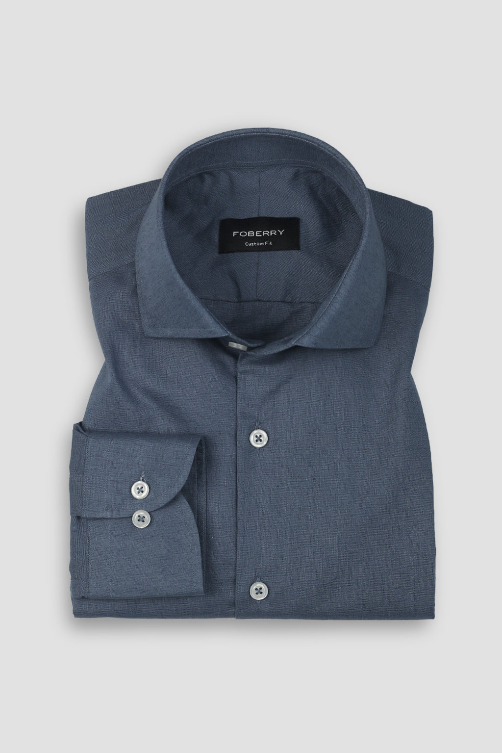 Violet Blue Irish Linen Shirt
