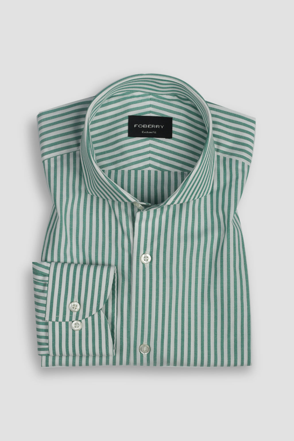 Parrot Green Bengal Stripes Shirt