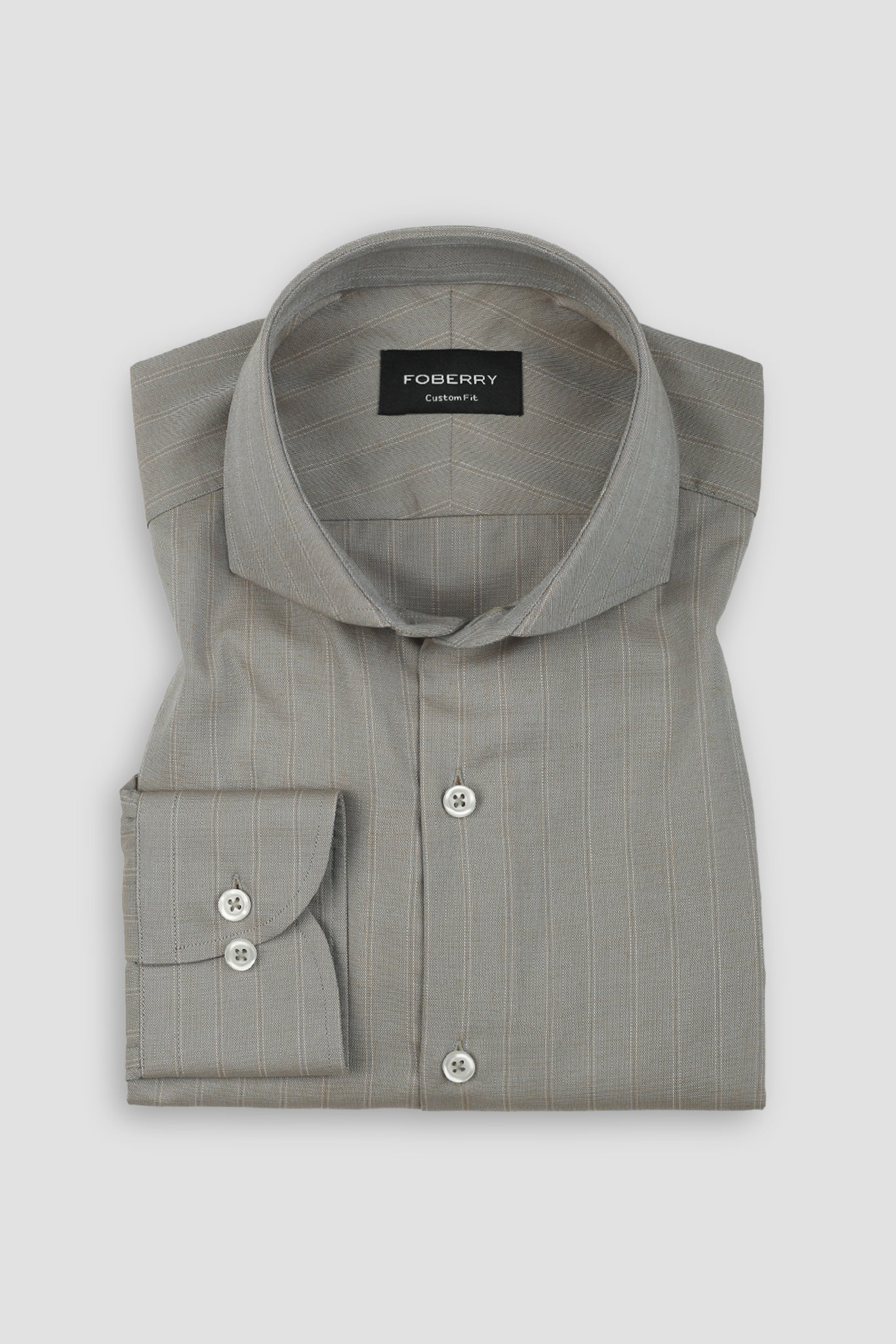 Oxford Copper Striped Shirt