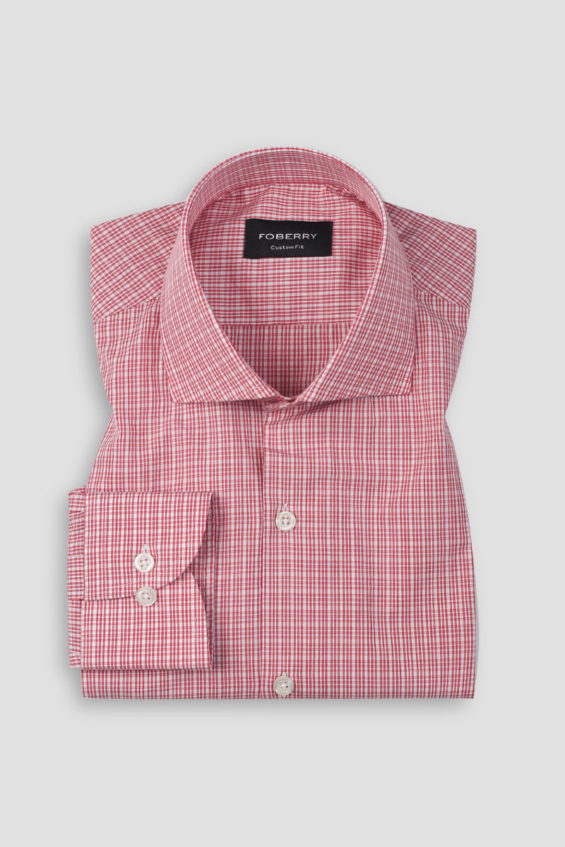 Soft Fuchsia Tartan Shirt