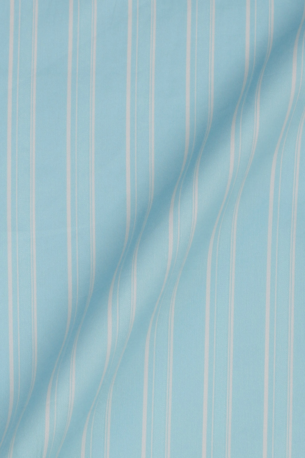 Aqua Blue Parallel Striped Shirt