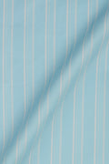 Aqua Blue Parallel Striped