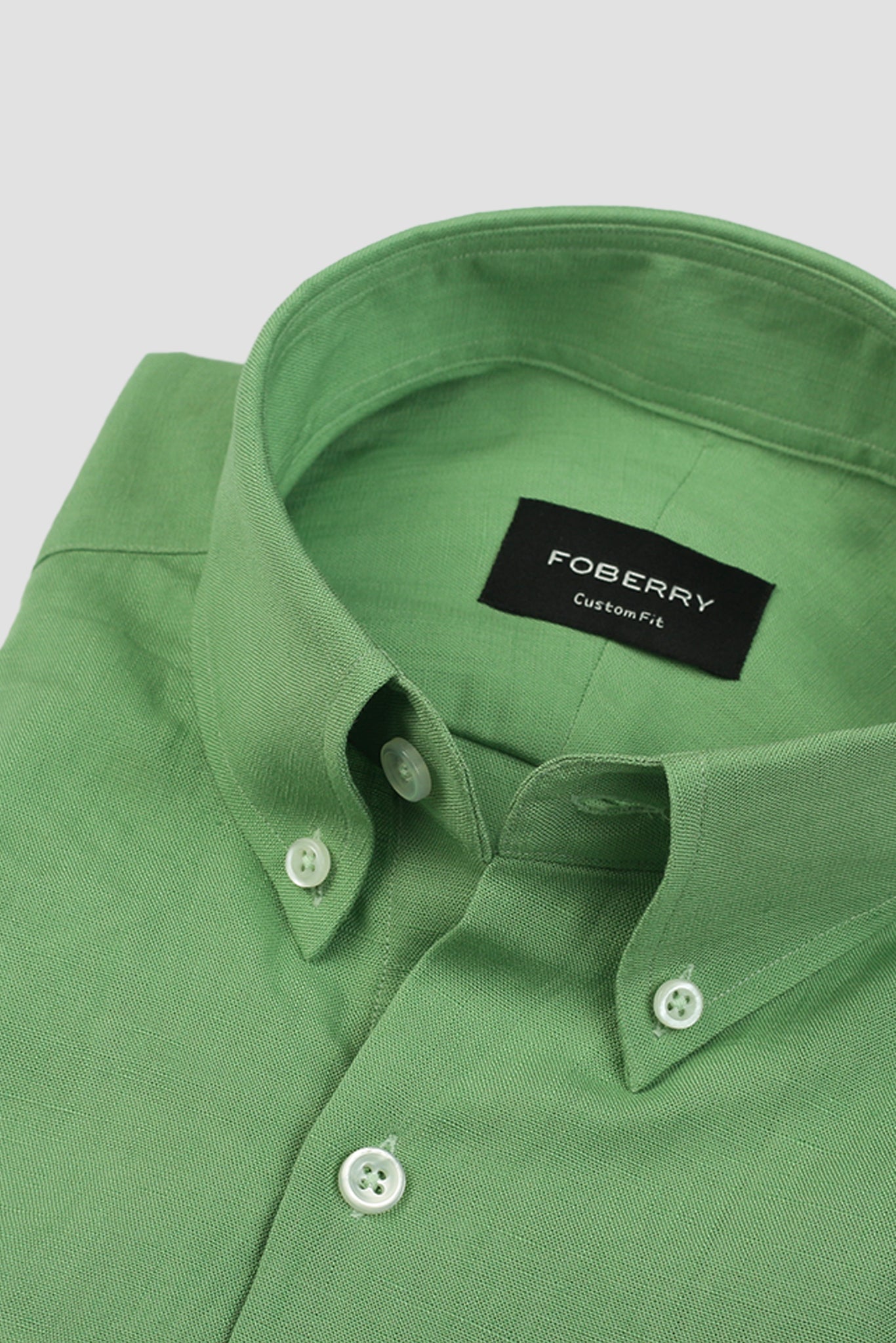 Parrot Green EU Linen Shirt