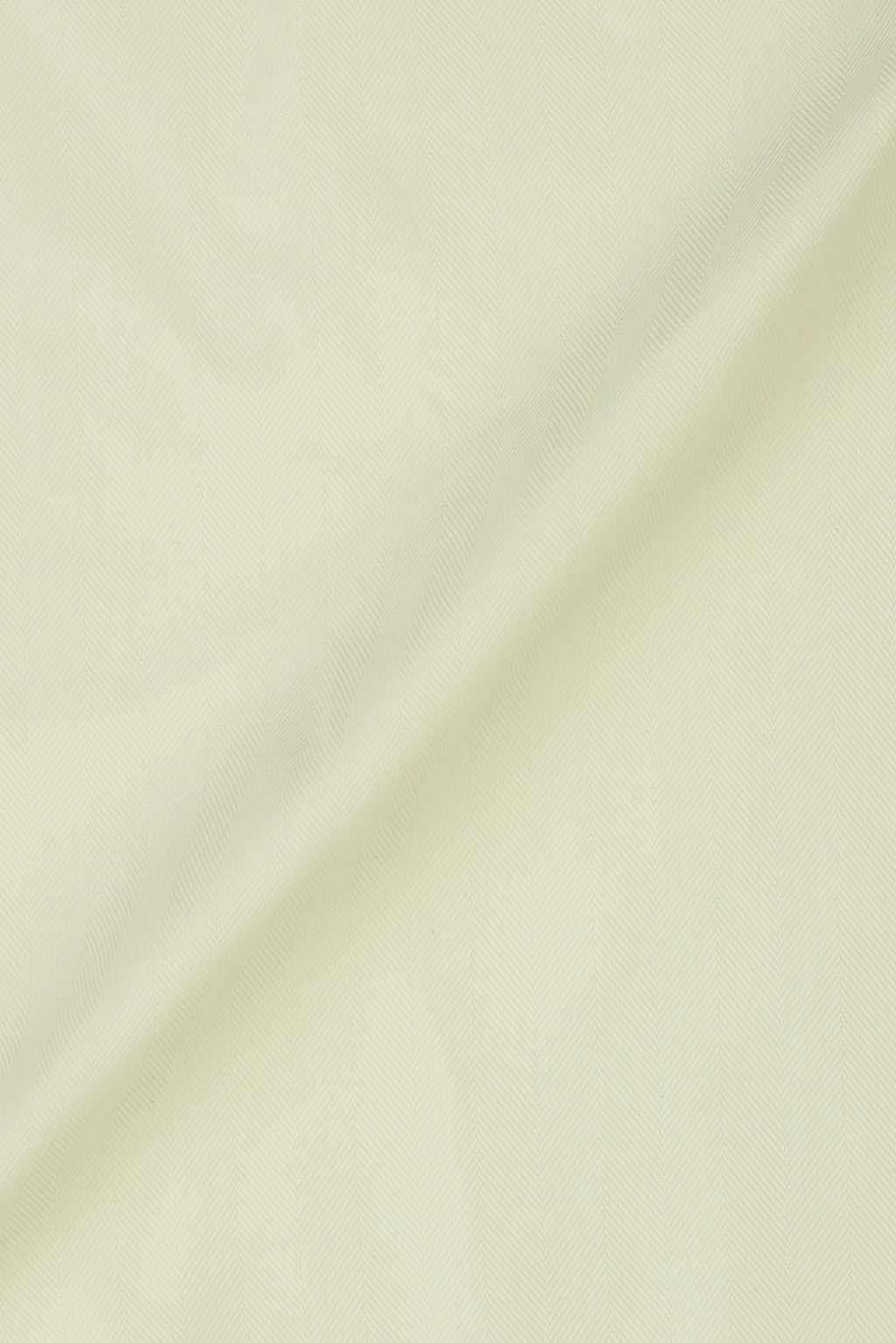 Pastel Yellow Herringbone Pin Collar Shirt