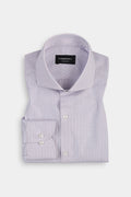 Pink Blue Tattersall Check Shirt