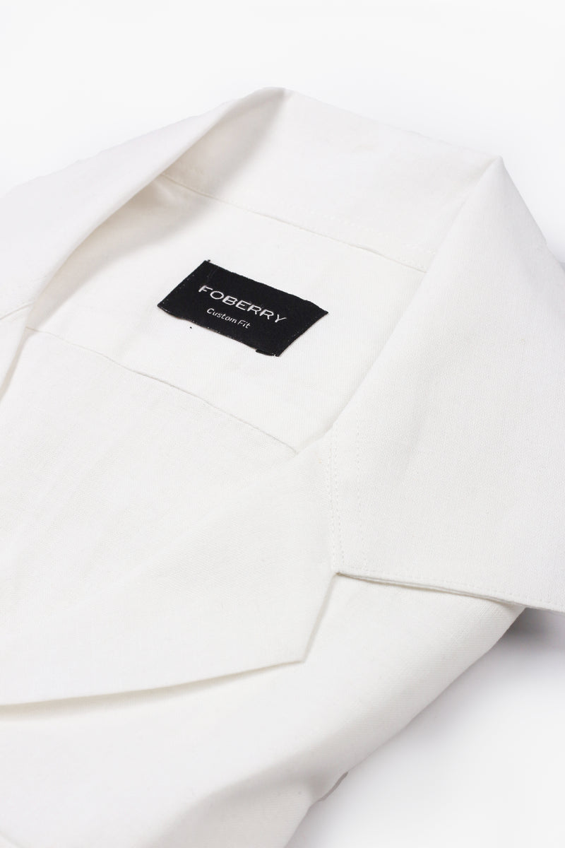 White Linen - Safari Shirt - Foberry Pakistan