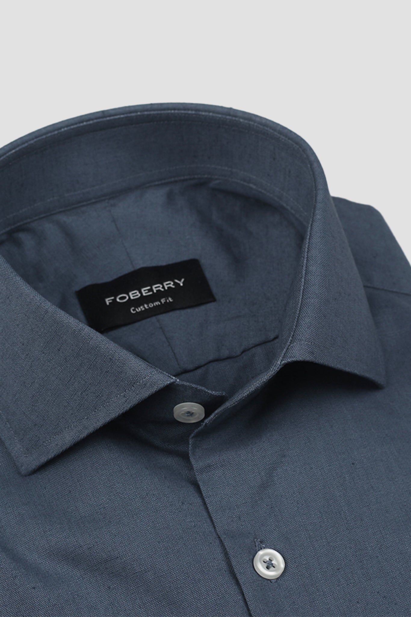 Violet Blue Irish Linen Shirt