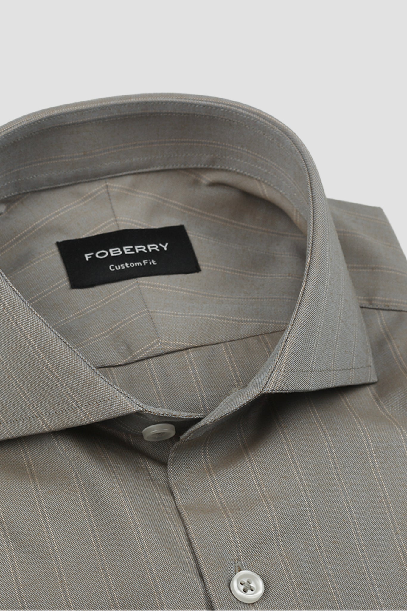 Oxford Copper Striped Shirt