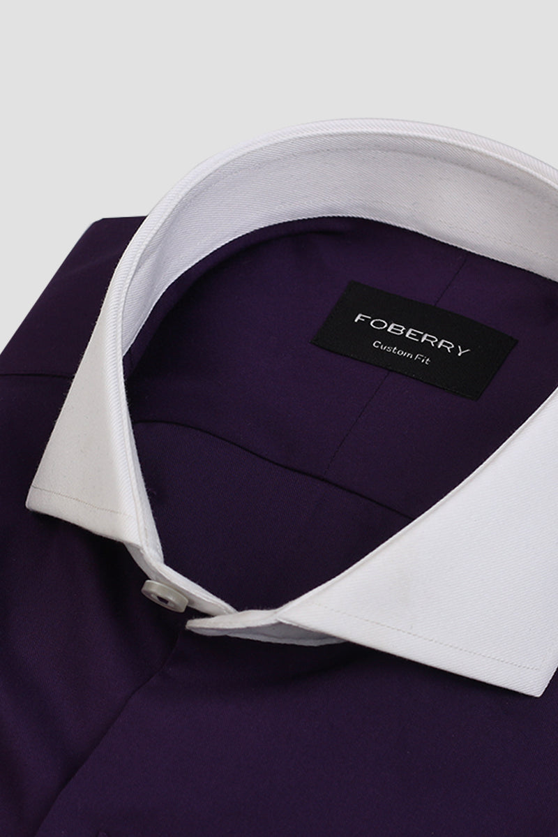 Deep Magenta Pinpoint Shirt