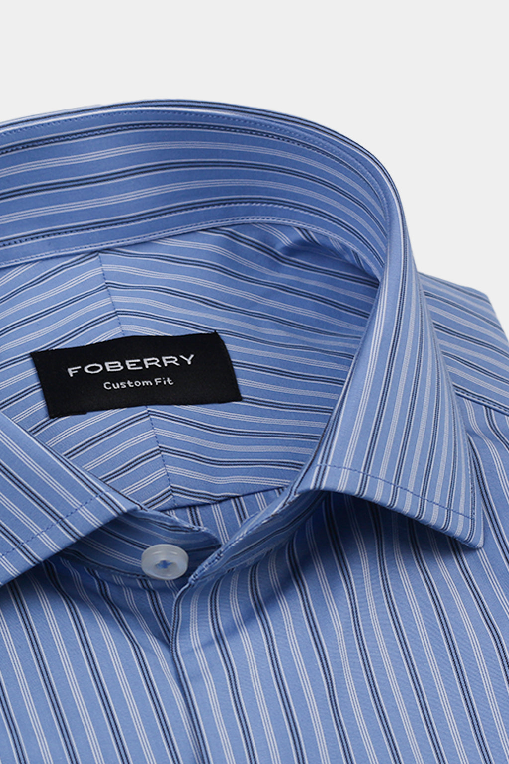 Aegean Blue Balanced Stripes Shirt