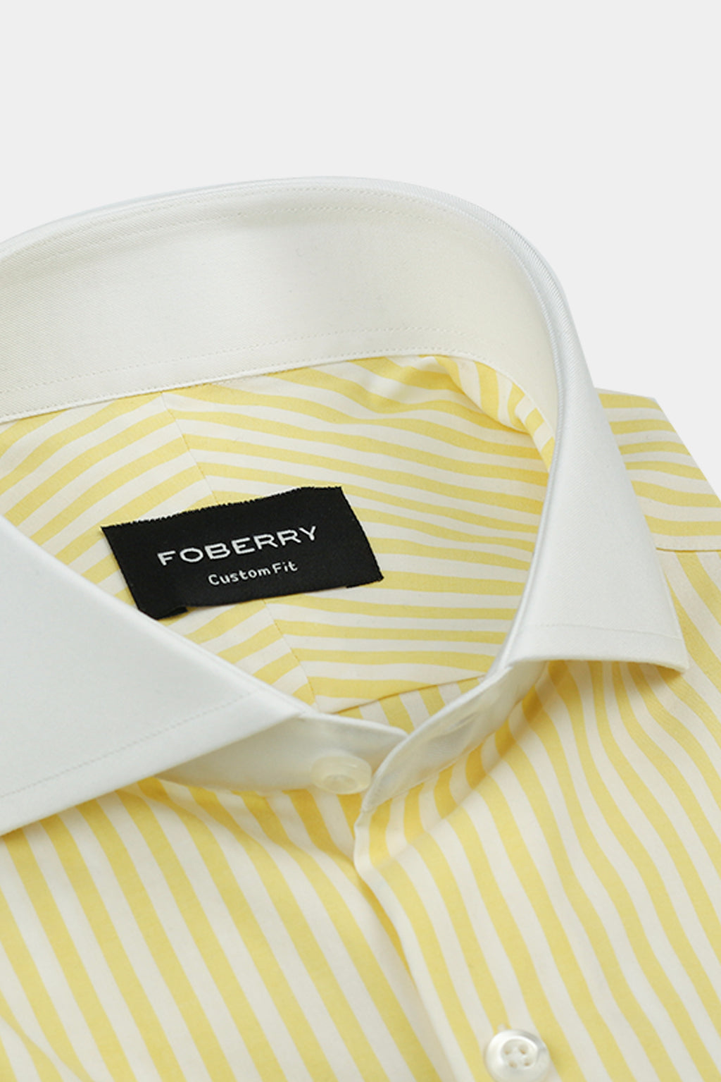 Soft Yellow Bengal Striped Shirt
