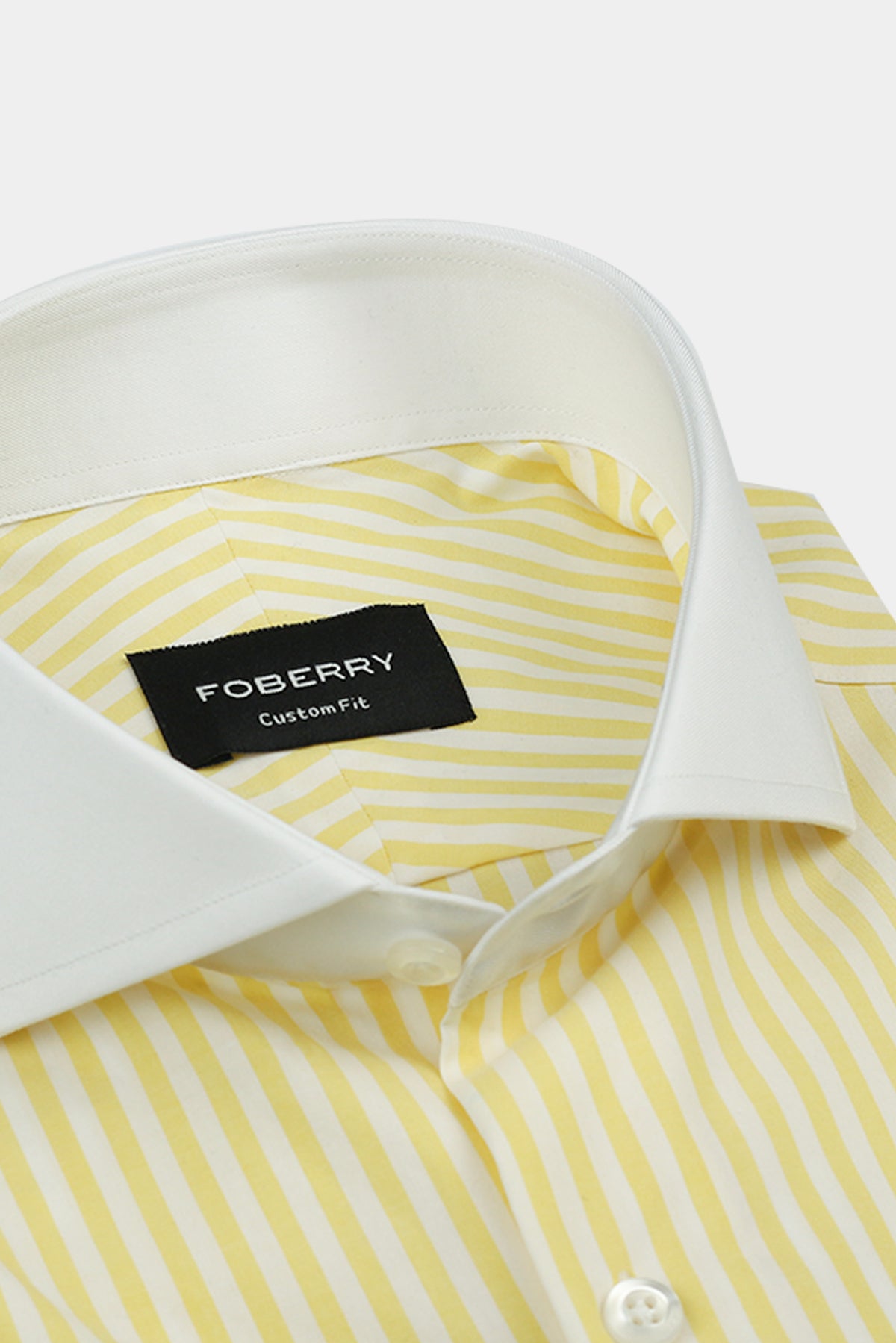 Soft Yellow Bengal Striped Shirt