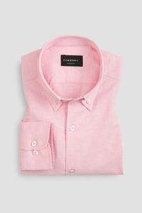 Soft Powder Pink Italian Linen Shirt