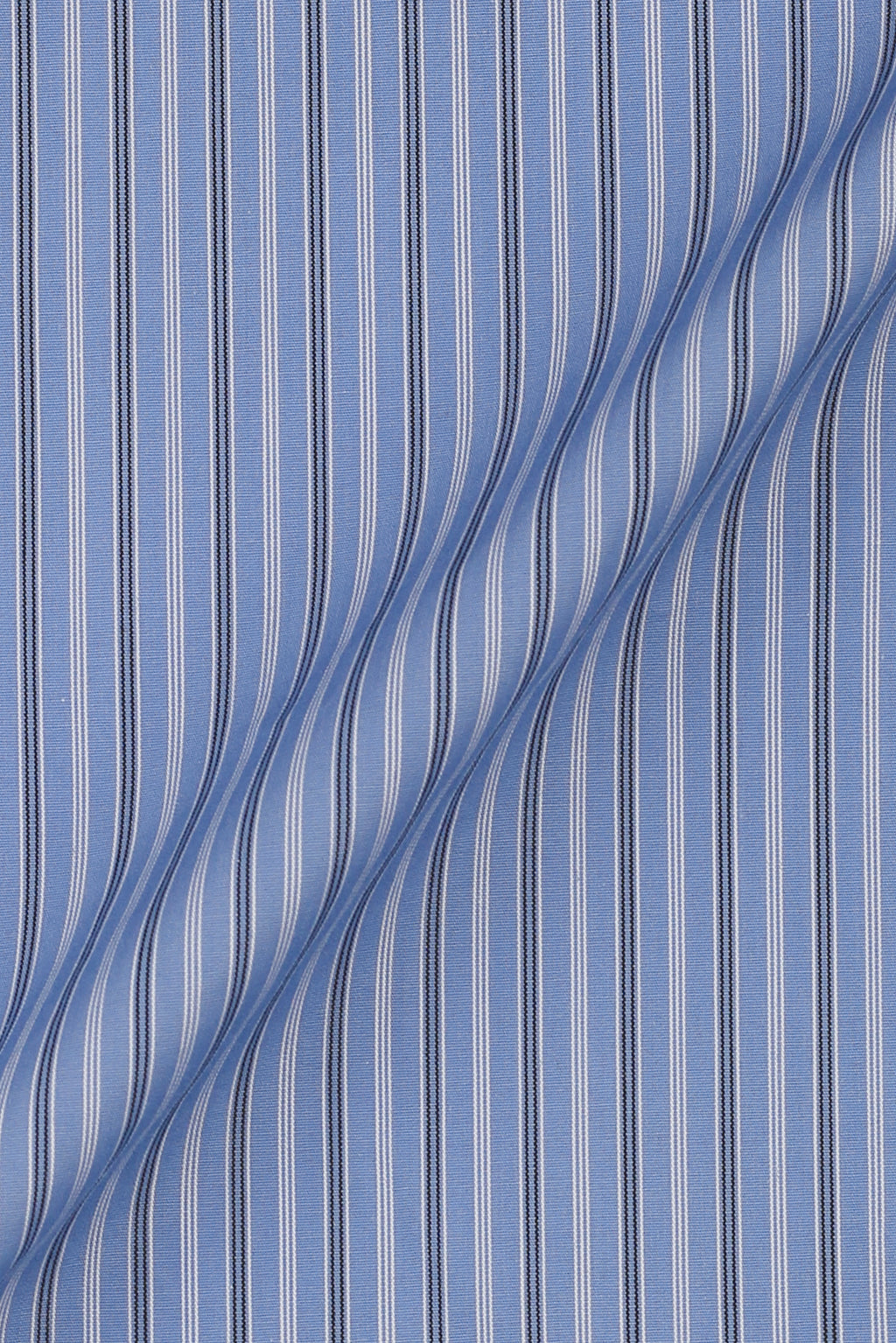 Aegean Blue Balanced Stripes