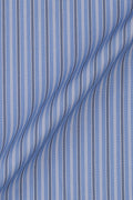 Aegean Blue Balanced Stripes