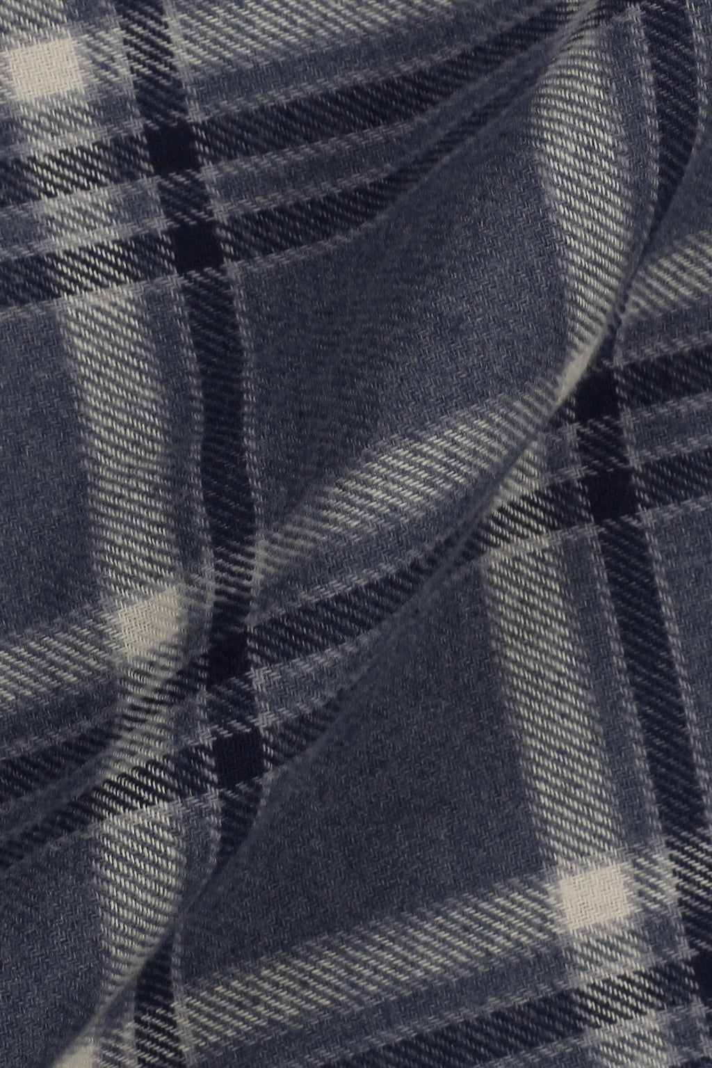 Ocean Blue Tartan Winter Flannel
