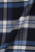 Soft Azure Blue Tartan Winter Flannel