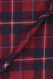Multi Red Herringbone Tartan Winter Flannel