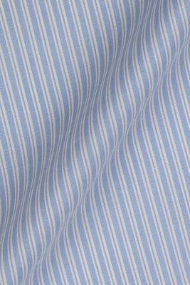 Sky Blue Hairline Stripes