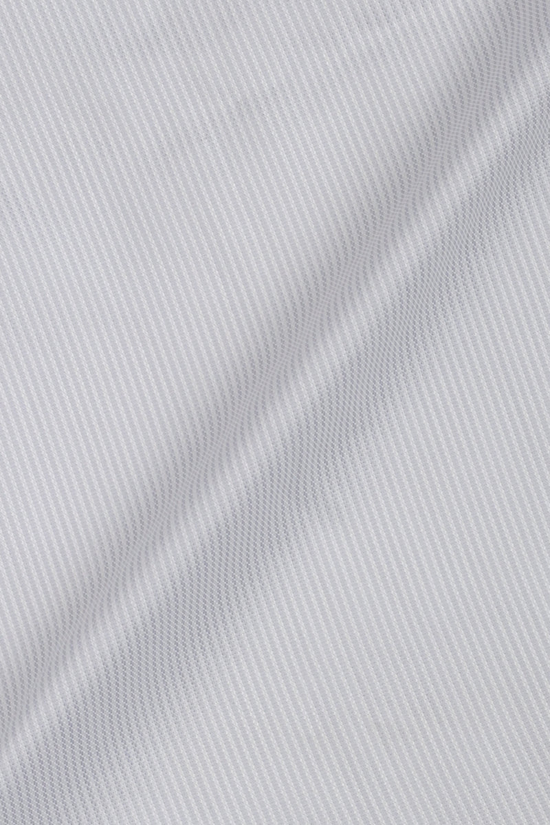 Pastel Grey Chain Striped Shirt