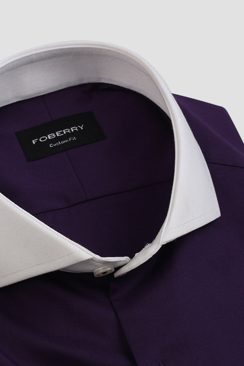 Deep Magenta Pinpoint Shirt