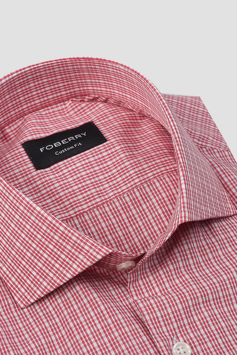 Soft Fuchsia Tartan Shirt