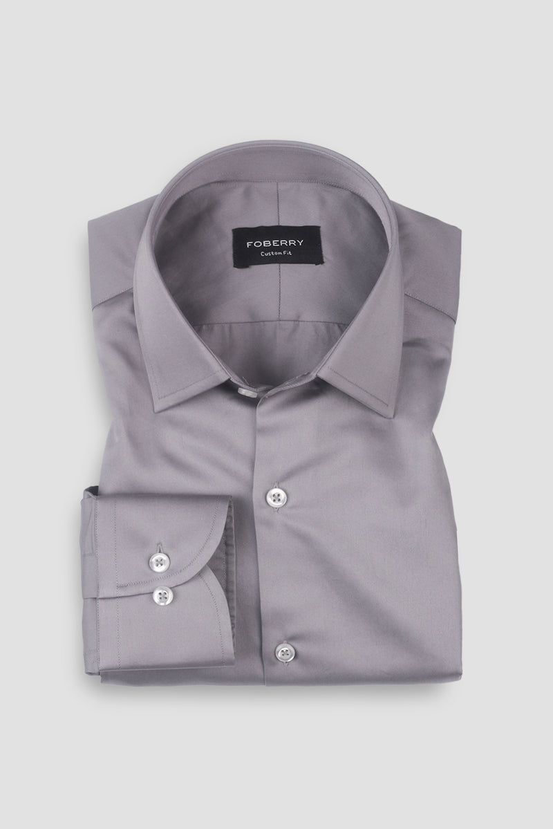 Pastel Mauve Egyptian Poplin Shirt