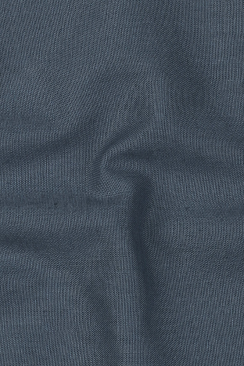 Violet Blue Irish Linen Shirt