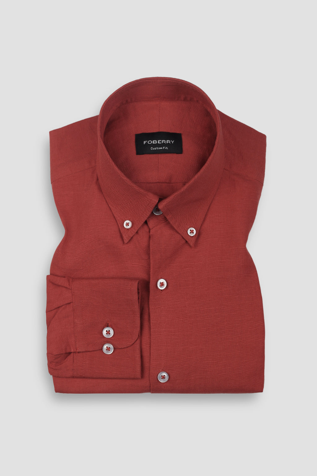 Scarlet Red EU Linen Shirt