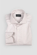 Dual Egyptian Brown Striped Shirt