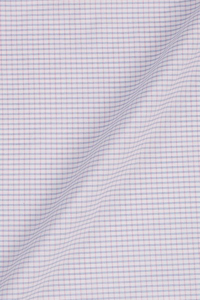 Pink Blue Tattersall Check
