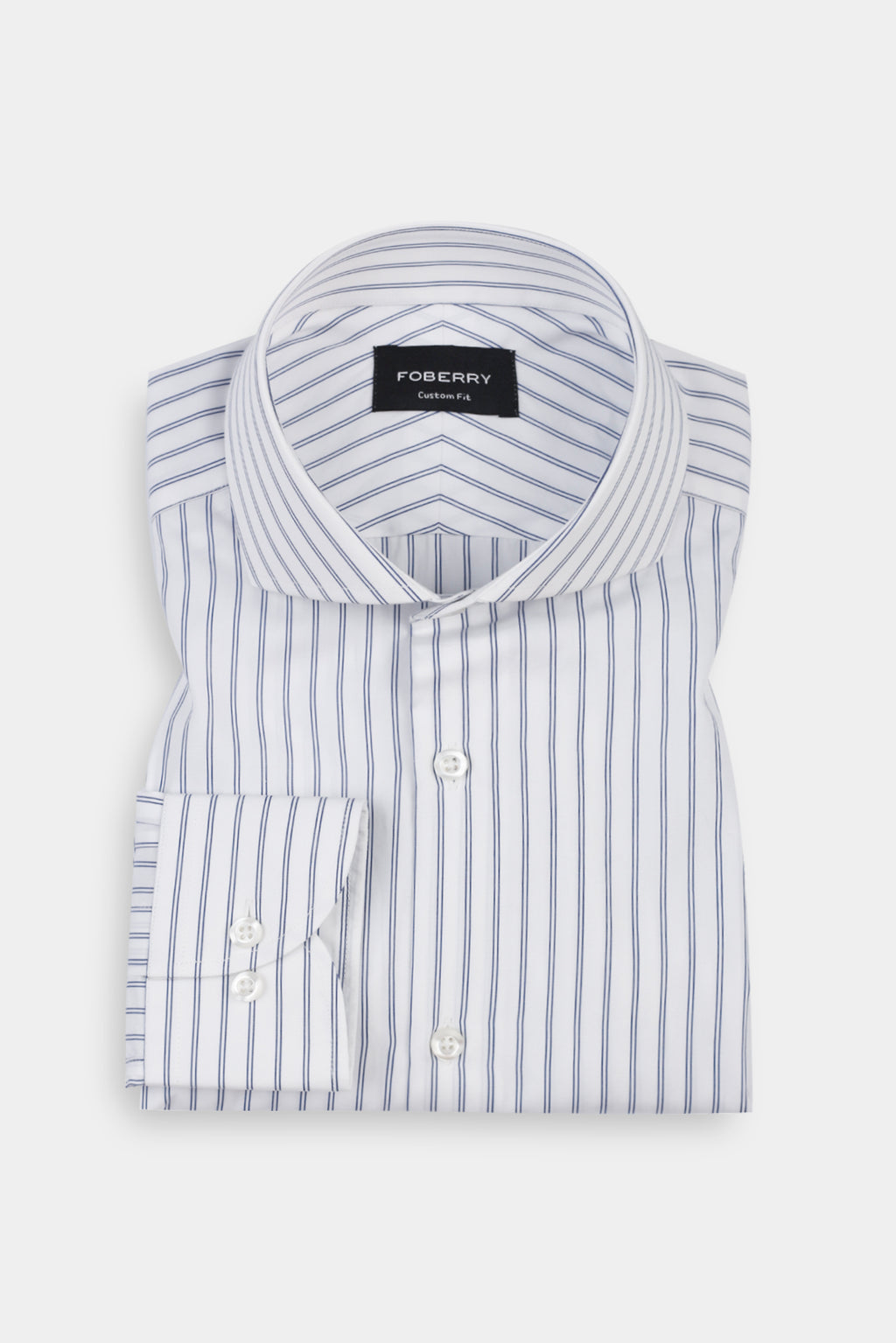 Denim Blue Dual Striped Shirt