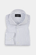 Denim Blue Dual Striped Shirt