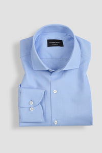 Cornflower Blue Linen Shirt