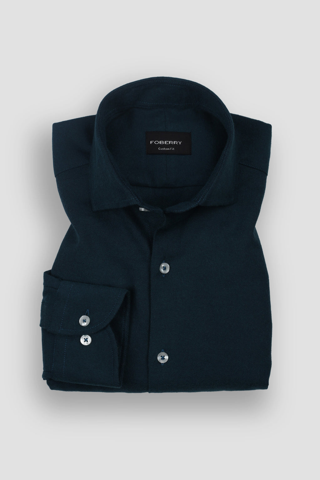 Teal Green Winter Flannel Shirt