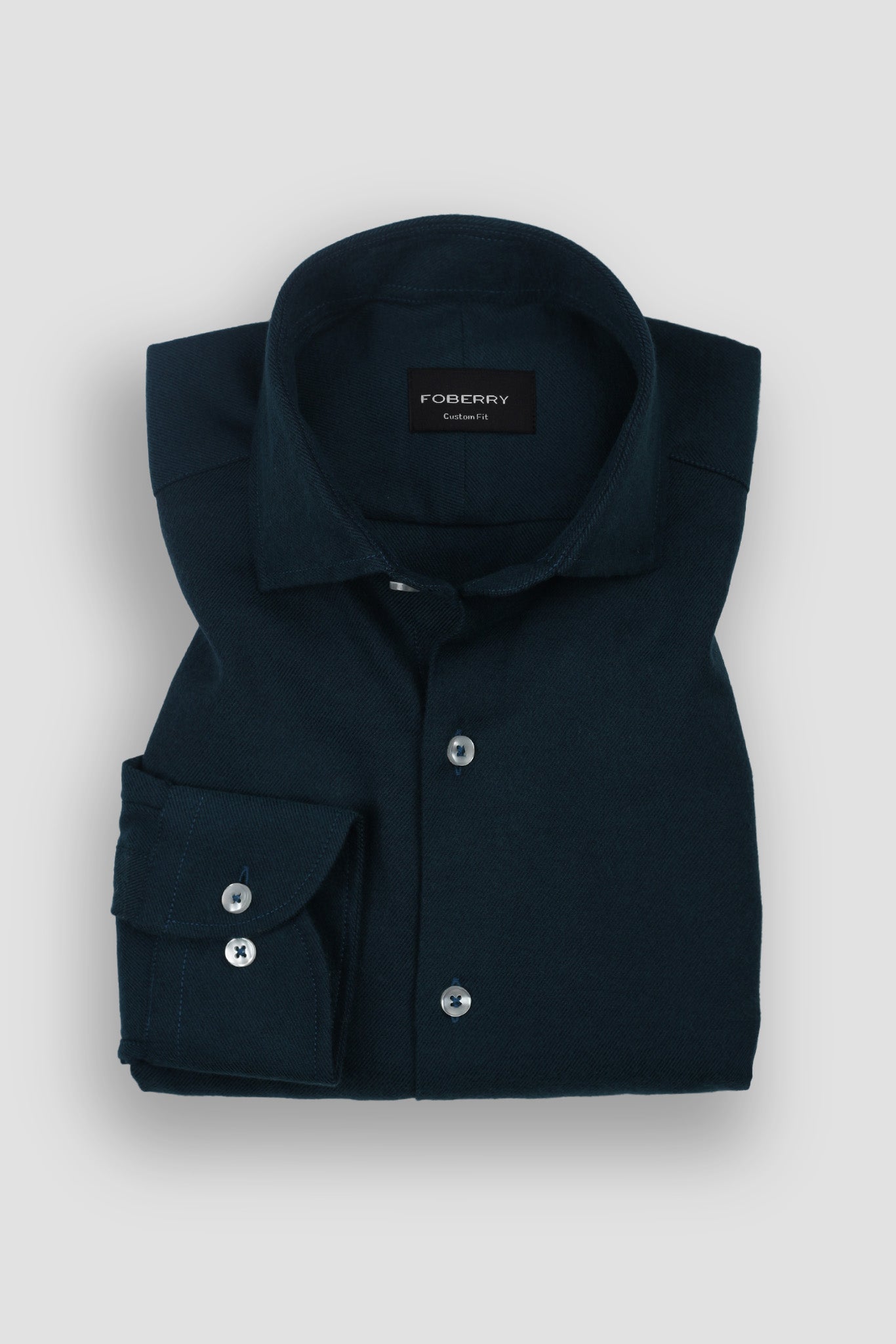 Teal Green Winter Flannel Shirt