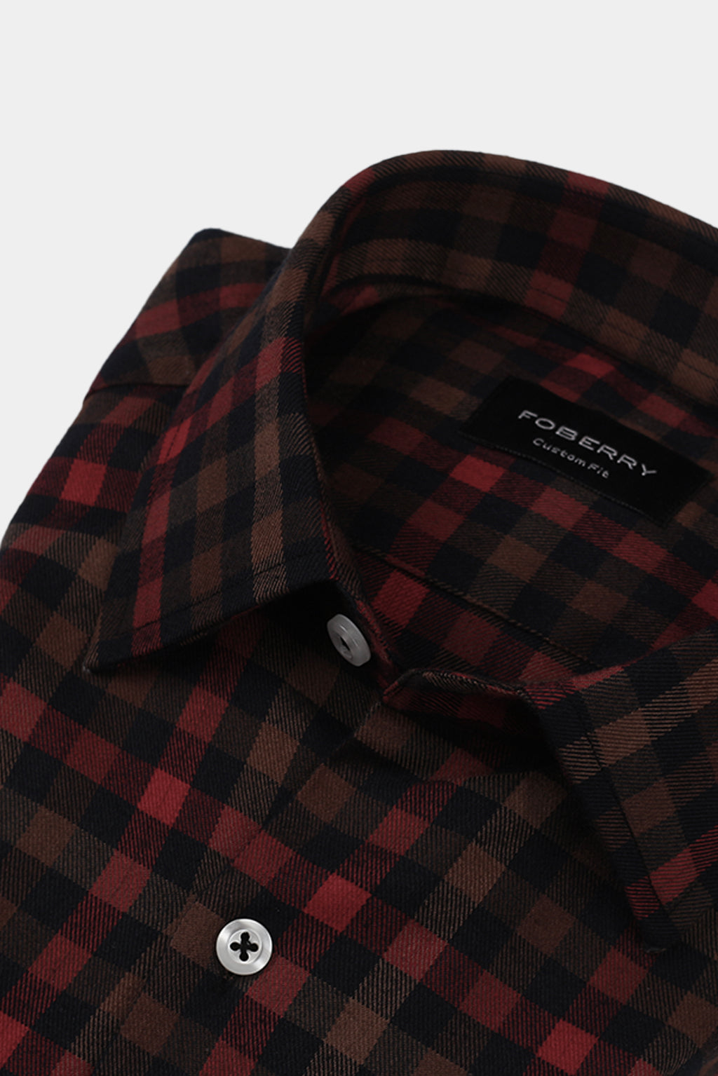 Black & Mustard Buffalo Check Winter Flannel Shirt